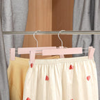 GUANJUNE Clothes Pants Hangers, Space-Saving Skirt Holders with 360 ° Swivel Hooks, Adjustable Clips, Trouser Hangers, Clothes Coat Garment Jeans Hangers (10 Pack, Pink) - Image 7