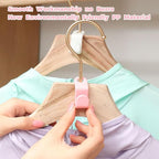 50 PCS Hanger Connector Hooks, Closet Hanging Organizer - Image 5