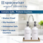 Spacewiser Countertop & Vanity Silicone Tray - Small 7.7" Kitchen Soap Tray - Image 2