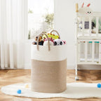 Artfeel Laundry Basket,Woven Cotton Rope Laundry Hamper,60L Versatile Storage for Dirty Clothes,Baby Toys,and Blankets in Bathroom, Nursery,and Living Room - Image 6