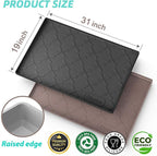 SIKADEER Waterproof Under Sink Mat 31" x 19" Silicone Mat Cabinet Protector - Image 3