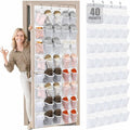 Windyun 1 Pcs 40 Pocket Over the Door Shoe Organizer Hang,White by Windyun
