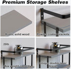 RICHER HOUSE Floating Shelves Bathroom, Wall Mounted Shelf Over Toilet - Image 3