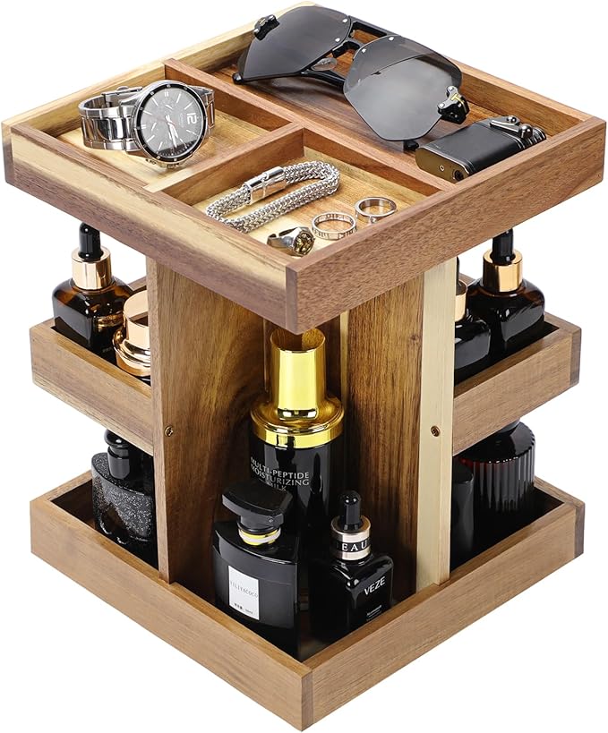 EXIN DECHEN Cologne Organizer for Men,Cologne Stand,Birthday Gifts for Men by EXINDECHEN