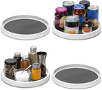 2 Pack, 12-Inch Non-Skid Lazy Susan Organizers - Turntable Rack for Pantry Organization and Storage, Kitchen, Fridge, Cabinets, Bathroom Makeup Vanity Countertop, Under Sink Organizing, Spice Rack - Image 8