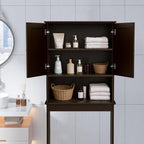 Over Toilet Storage Cabinet with Barn Door & Adjustable Shelves - Image 6