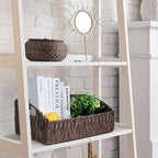 Pantry Baskets Organization, Wicker Basket for Shelf Black - Image 5