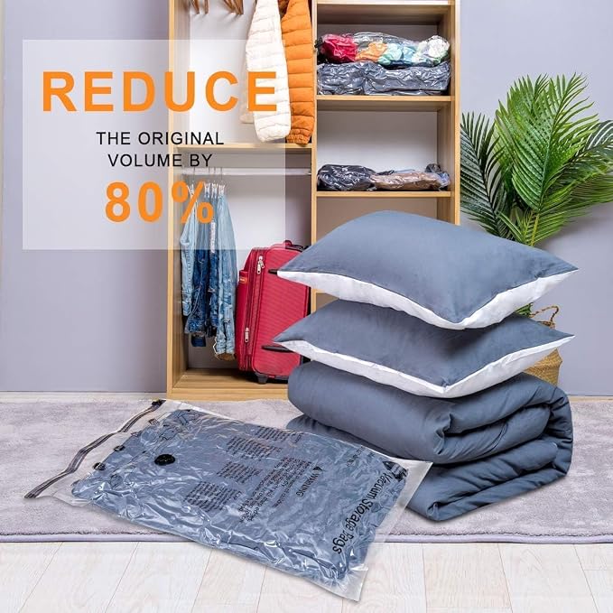GONGSHI Vacuum Storage Bags for Clothing, 36-Piece Set - Image 6