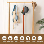 ZEDODIER Space Saving Hangers for Clothes,Rotatable Sturdy Shirt Hangers with 8 Hooks, Non Slip Multiple Shirt Organizer for T-Shirts Sweatshirts Hoodies, Silver - Image 7