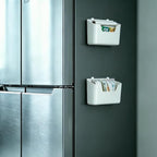 Under Sink Organizer & Wall Mount Storage Box, Multi-Use Cabinet Door Holder for Kitchen, Office, Bedside - Image 8