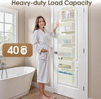 1Pack Over The Door Organizer Large Capacity Hanging Storage Room Organizer | 40 lb Capacity, Ultra-Sturdy, Detachable, Mesh Design with Clear Window, Space-Saving Organizer for Pantry, Nursery & Closet - Image 5