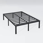 Hafenpo 16 Inch Queen Bed Frame, Under Bed Storage, Black - Image 8