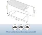 CiBiZi Shoe Slots Organizer 6Pack Metal Shoe Stackers for a Pair of Shoes Display Shelf Shoe Holder Shoe Storage Closet Organizers Shoe Space Saver Organizador de Zapatos White - Image 2