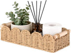 Toilet Paper Storage Basket for Toilet Tank, Bathroom Organizer by KALLAX