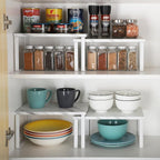 NEX Cabinet Organizer Shelf, Kitchen Counter Shelves Set of 4 - Image 2