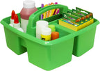 Storex Classroom Caddy, 9.25 x 9.25 x 5.25 Inches, Assorted Colors, Color Assortment Will Vary, Case of 6 (00940U06C), Small Caddy - Image 6