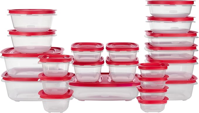 Rubbermaid EasyStore Containers, 44-Piece Set, Food Storage Containers with Lids by Unknown