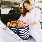 Reusable Grocery Bags 8 Pack, Foldable & Water Resistant Shopping Bags - Image 2