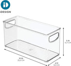 iDesign Plastic Stackable Pantry Bin, Set of 2, Clear - Image 4