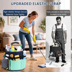 17L Cleaning Supply Caddy with Handle for Cleaning Supplies Organizer - Image 3