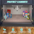 SIKADEER Waterproof Under Sink Mat 31" x 19" Silicone Mat Cabinet Protector - Image 5