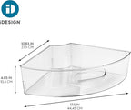 iDesign Clear Plastic 1/4 Wedge Bin, 4-Pack - Image 4