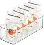 Heyuzb 4 PACK Freezer Organizer Bins Clear Stackable Storage Bins for Fridge Organization and Storage - Image 7