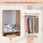 20 Pack Velvet Pants Hangers for Closet Space Saving, Thin Hanger (Black) - Image 4