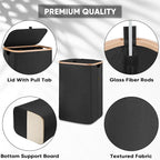 BALEINE 100L Laundry Hamper with Lid, Large Laundry Basket Bin - Image 2