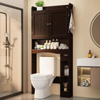 Ahomly Over The Toilet Storage Cabinet, 32.3" W, Grey by Ahomly
