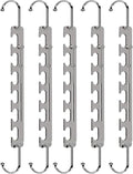 Sindax Space Saving Hangers Telescopic, 6 Holes Clothes Hangers Adjustment to 9 Holes, Upgraded Sturdy Metal Clothes Hangers Space Saving for Heavy Clothes, Closet Organizers and Storage - 8 Pack by SindaxAllforlife