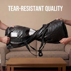 TAILI 1 Pack XXL Storage Bags with Visible Window and Handy Pocket,Black - Image 7