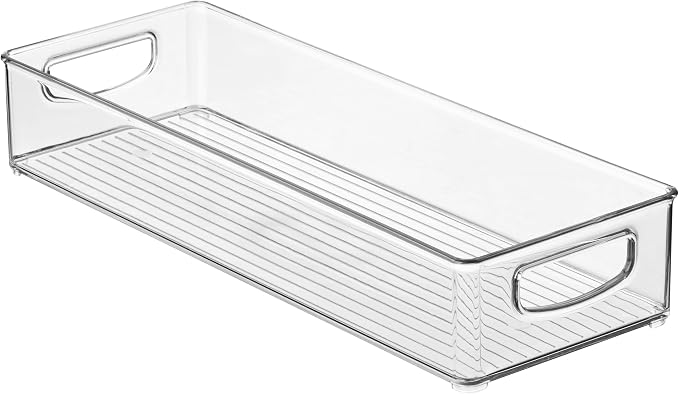 iDesign Slim Extra Long Clear Storage Bin - Image 9