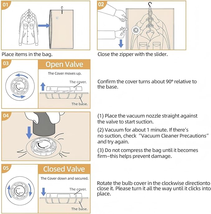 Hanging Vacuum Storage Bags with Electric Pump – 4-Pack Hanging Vacuum Seal Bags for Clothing, Space-Saving Compression Bags for Suits, Jackets, Travel Wear, Winter Coats & Outerwear - Image 3