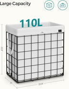 SONGMICS Laundry Hamper, Collapsible, 29 Gal. (110L) - Image 5
