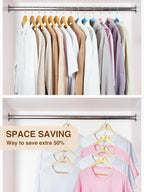 Smartor Clothes Hanger Connector Hooks 120 Pack, Hangers Space Saving | Hanger Add on Hook as Closet Organizer, Stacking Hangers, Cascading Space Saver, Closet Storage and Organization -White - Image 3