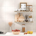 Floating Shelves Set of 3, Wood Wall Shelf, Farmhouse Shelf for Bedroom - Image 4