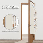 Univivi Upgraded Over Door Organizer for Baby Stuff, Beige Pattern, 5-Shelf - Image 2