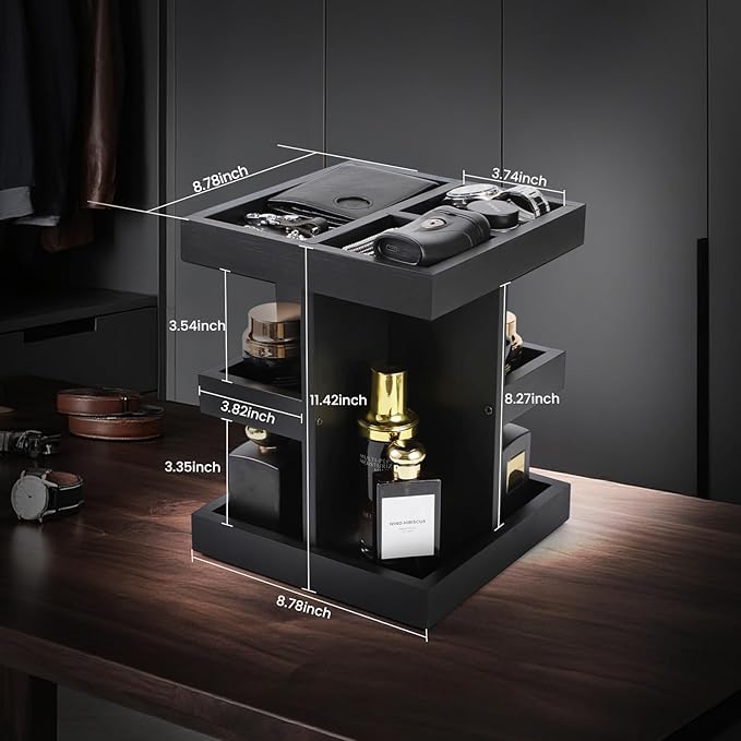 EXIN DECHEN Cologne Organizer for Men,Cologne Stand,Birthday Gifts for Men - Image 4