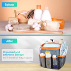 Mesh Shower Caddy Portable - 9 Pockets for College Dorm Room Essential - Image 5