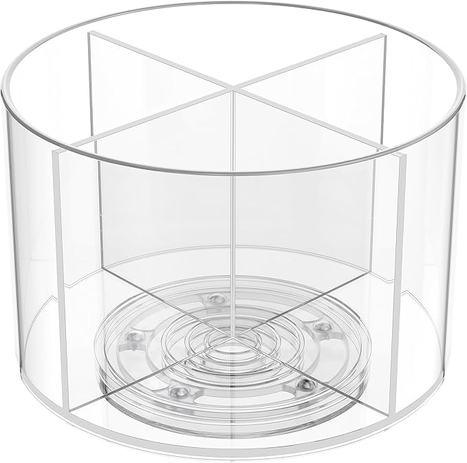 2-Pack Divided Drink Packet Organizer, Rotating Turntable Organizer - Image 7