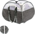 Collapsible Laundry Basket, 90L Tear Proof Mesh Pop-up Hamper by HEDONLEE