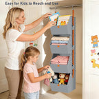 DIMJ 4-Tier Hanging Closet Organizer, Modular Bins for RVs and Small Spaces - Image 4