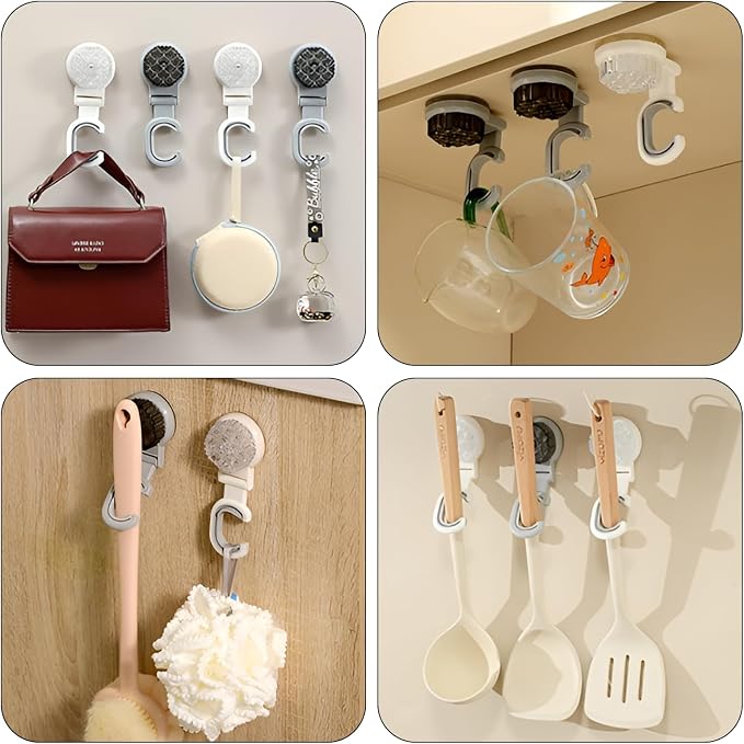 3 Pack Suction Cup Mop and Broom Holder Wall Mount - Image 6