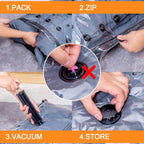 GONGSHI Vacuum Storage Bags for Clothing, 12-Piece Set - Image 6