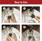 Latoxcaa Space Saving Standard Hanger Hooks 50Pcs, Upgrade Heavy Duty Space Saver Hangers Connector Hooks for Clothes, Premium Hanging Closet Organizer for Dorm, Ganchos para Colgar Ropa, Black - Image 7