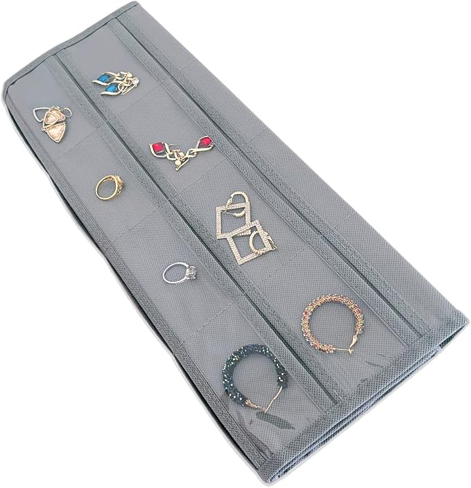 BB Brotrade Hanging Jewelry Organizer,Accessories Organizer,80 Pocket Organizer for Holding Jewelries - Image 3