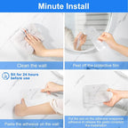Diesisa Wall Mount Organizer, 2Pc Small Adhesive Cabinet Door Organizer - Image 6