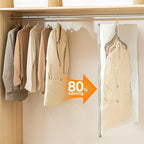 Hanging Vacuum Storage Bags – 4 Pack (2 Long, 2 Short) Hanging Vacuum Seal Bags for Clothing, Closet Organizer Space Saver for Suits, Jackets & Coats - Image 4
