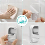2 Pack Mop Broom Holder for Bathroom Kitchen Office (White) - Image 4